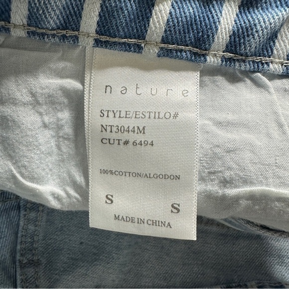 Nature high rise stripe shorts NWT small - Picture 6 of 6